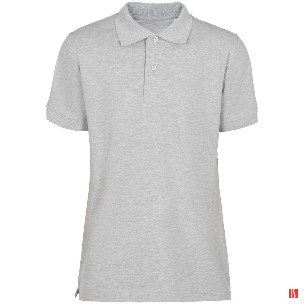 Рубашка поло мужская Virma Premium, серый меланж