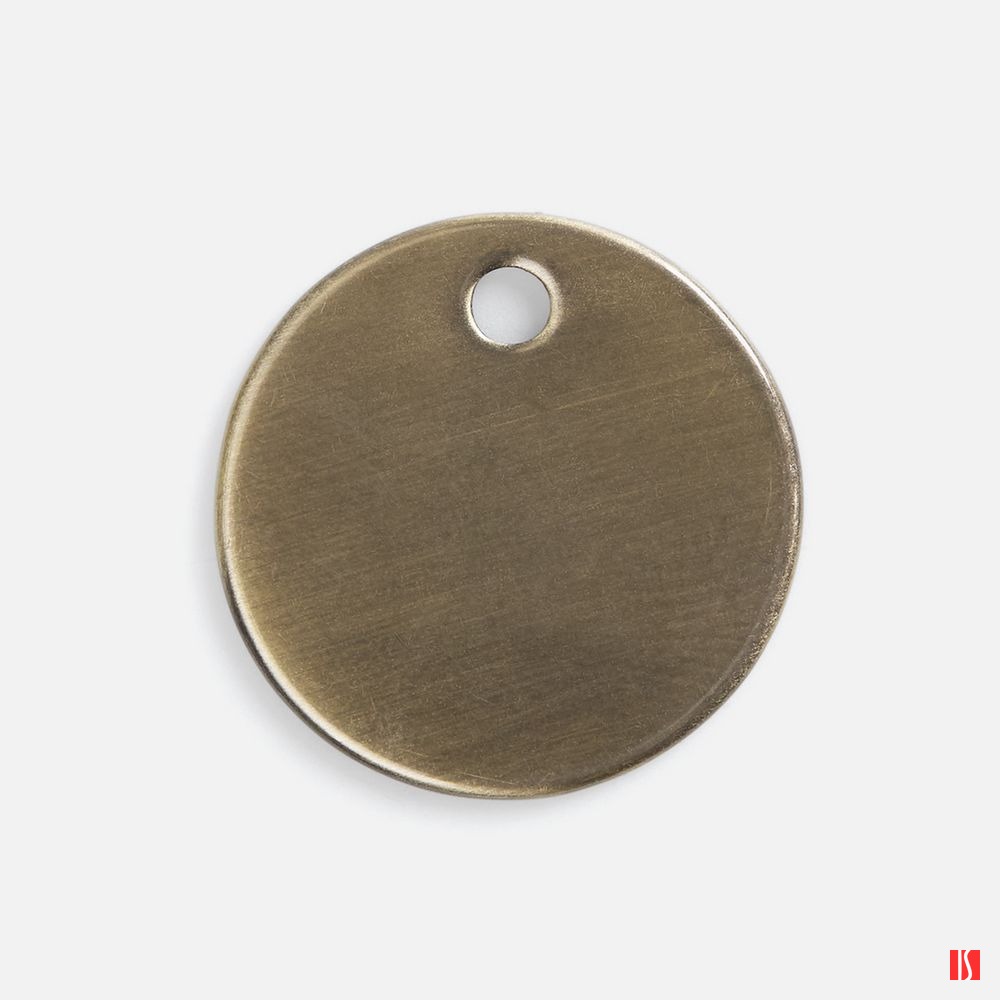 Шильдик металлический Alfa Sirkel, бронзовый