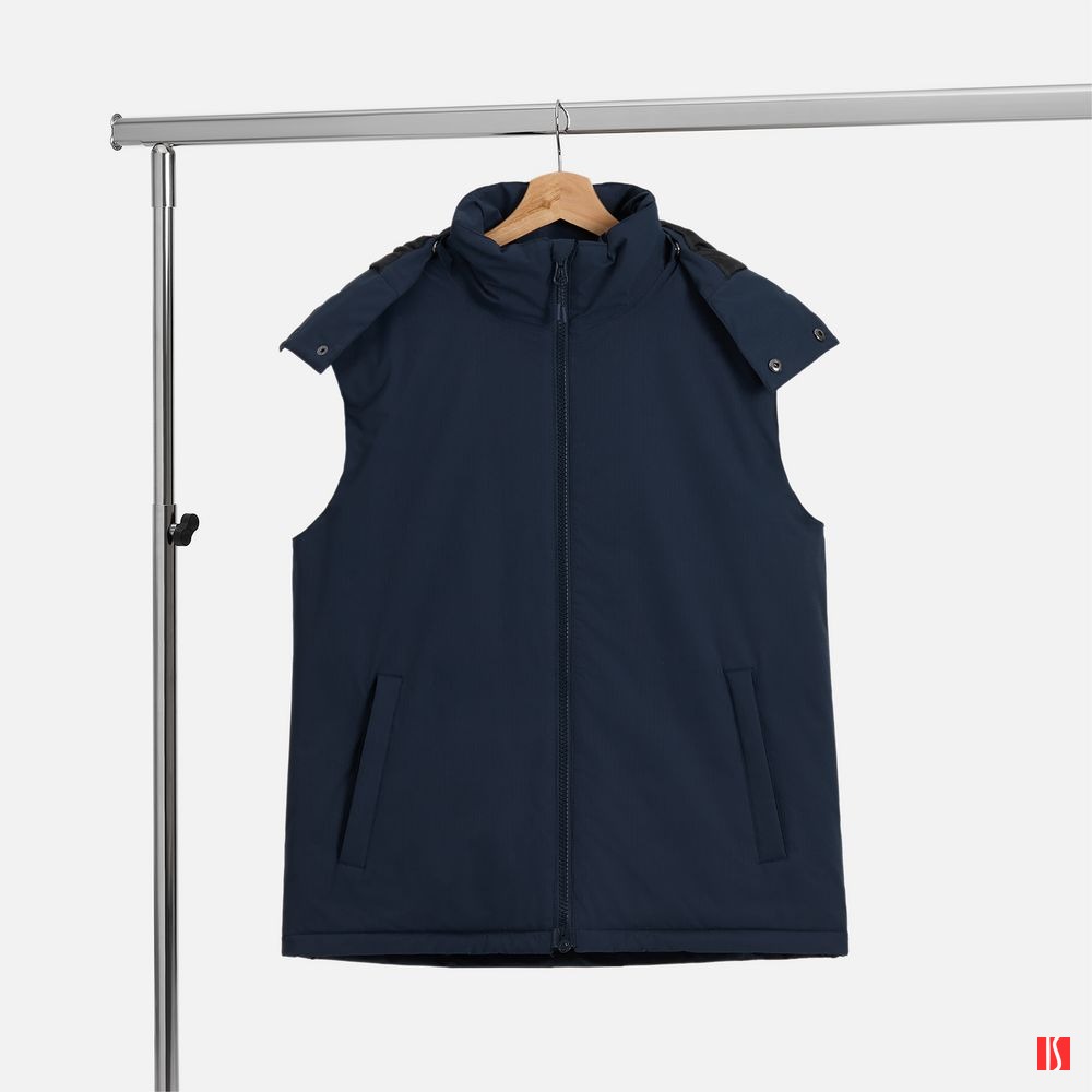 Купить Жилет унисекс Sfera, темно-синий Жилет унисекс Sfera, темно-синий