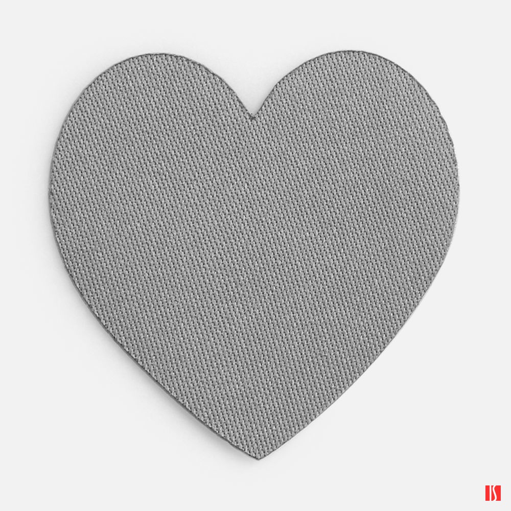 Наклейка тканевая Lunga Сor, M, серая