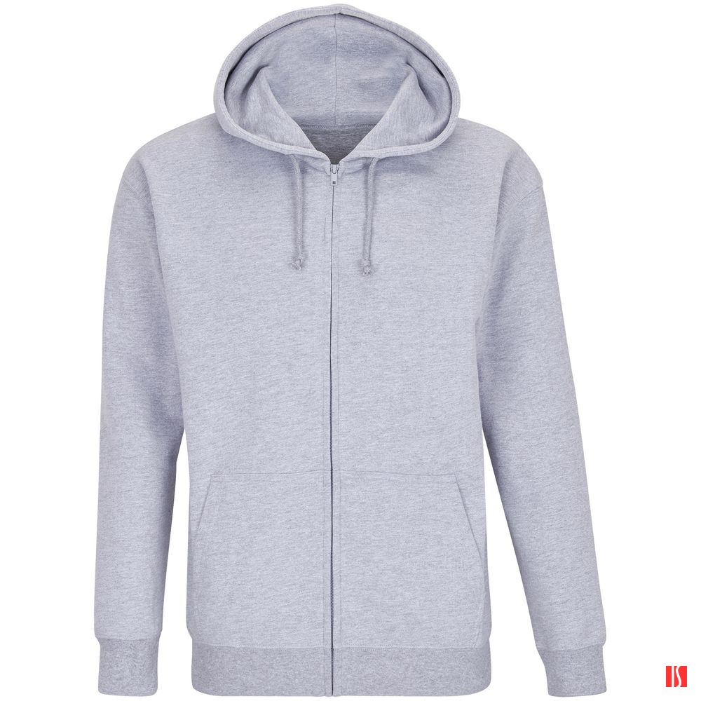 Толстовка унисекс Carter, серый меланж