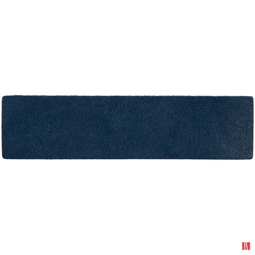 Лейбл кожаный Pasek, синий