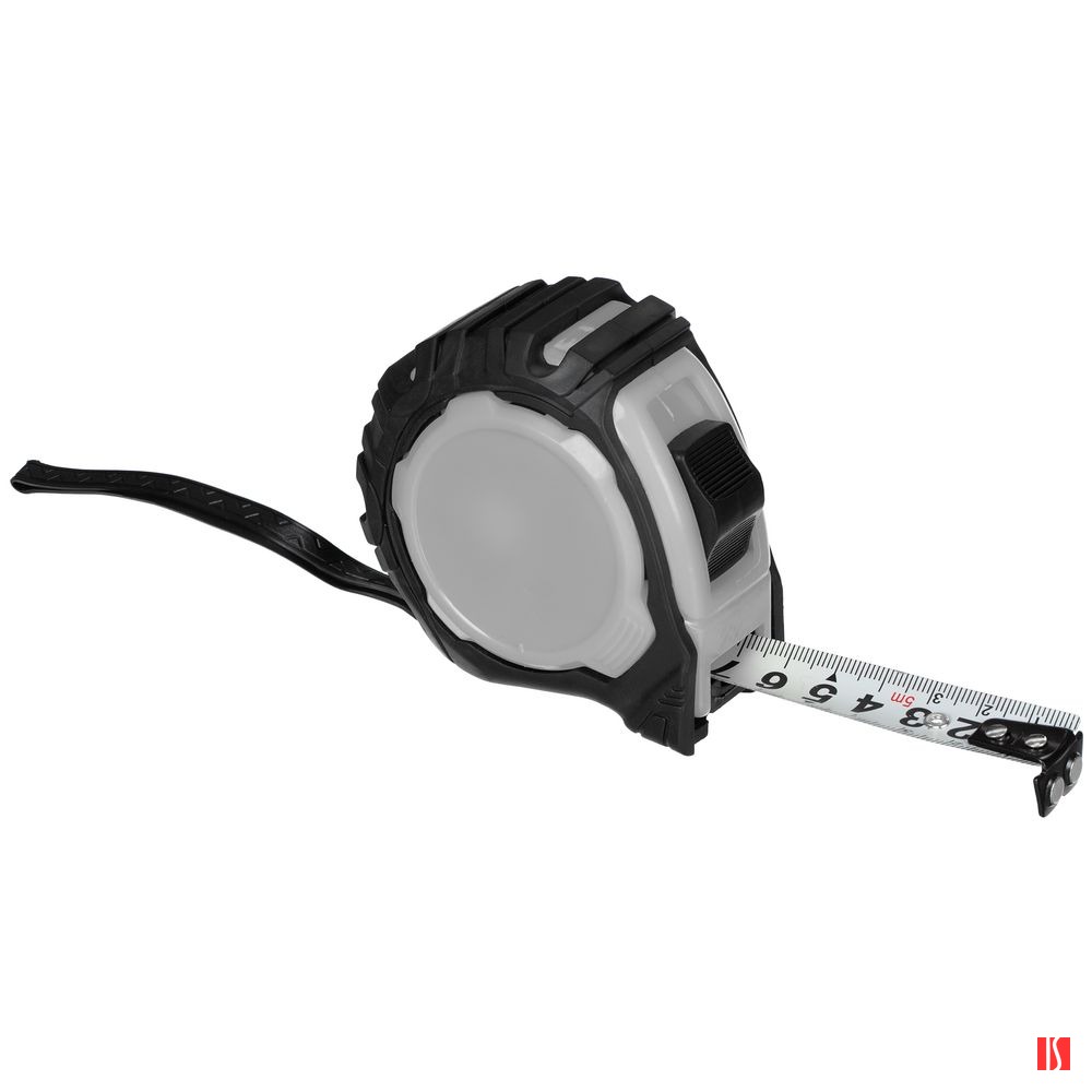 Рулетка Mittari с магнитным наконечником, 5 м, серая