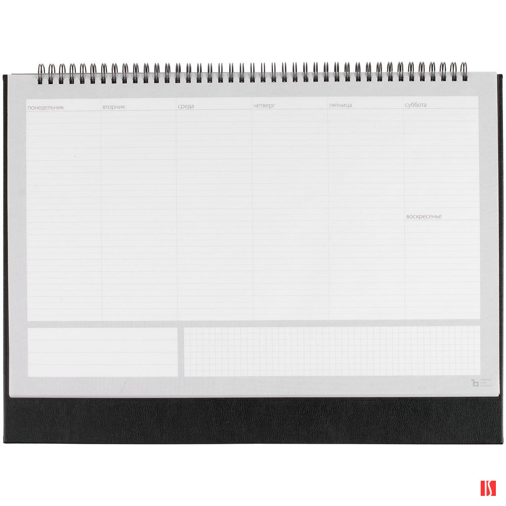 Планер настольный Petrus, черный