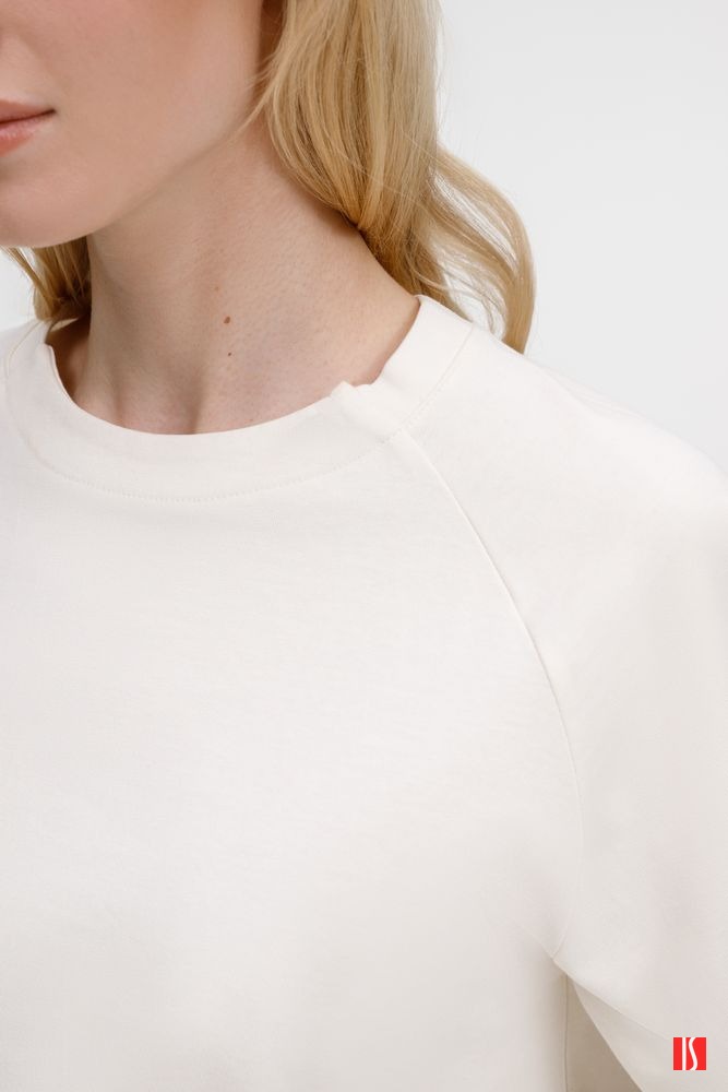 Футболка оверсайз унисекс Avenu, молочно-белая