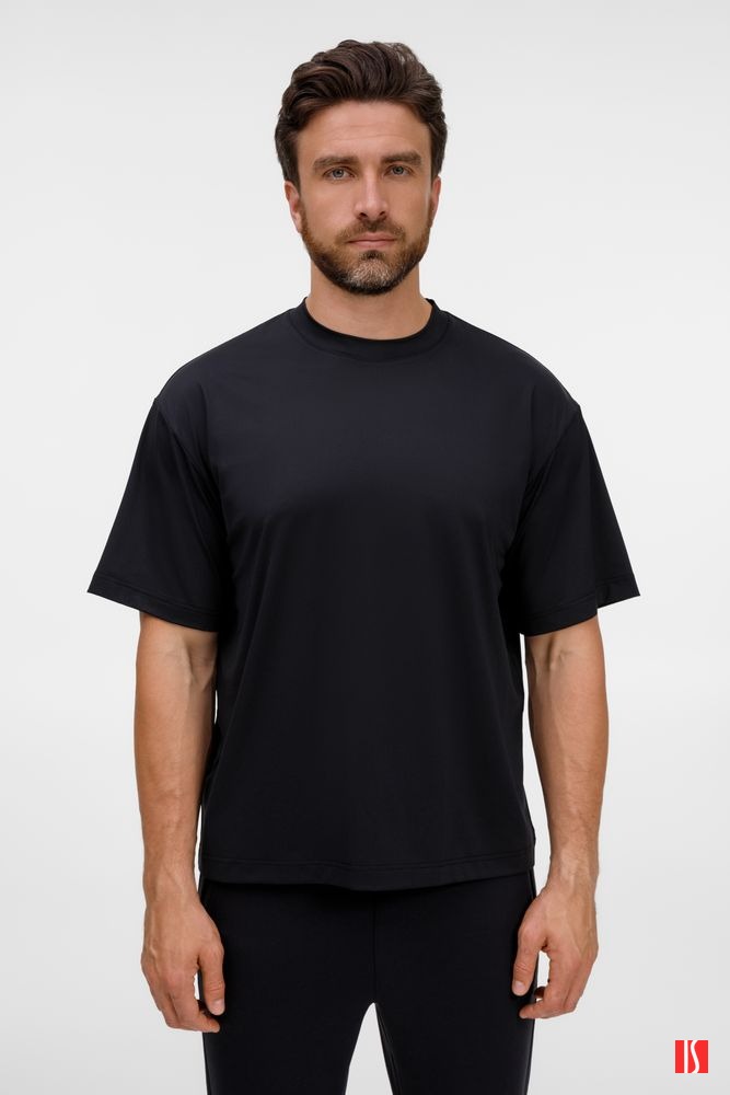 Футболка из бифлекса Morfiss, черная