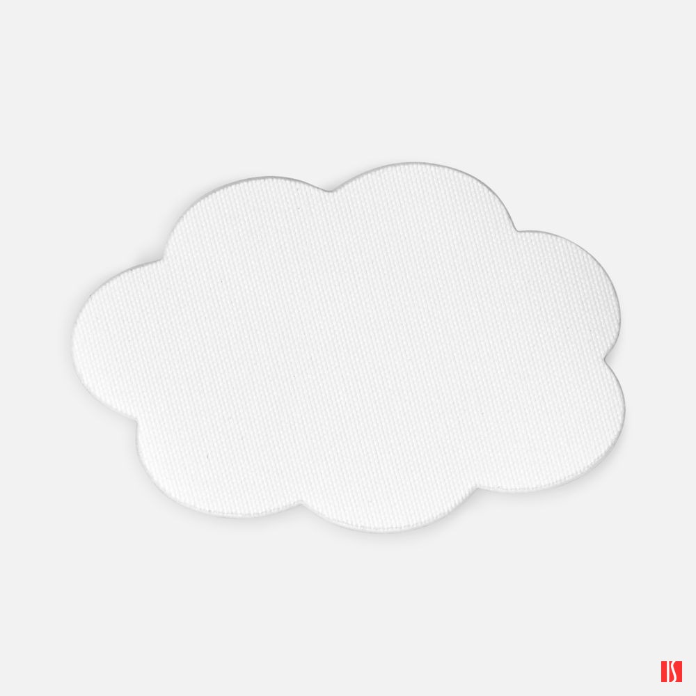 Наклейка тканевая Lunga Calum, L, белая