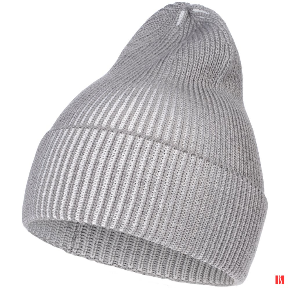 Шапка Nobilis, белая с серым