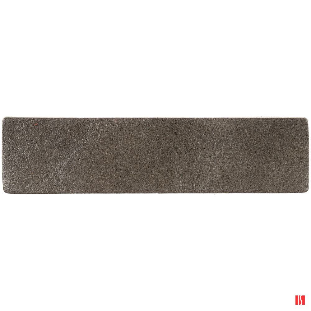 Лейбл кожаный Pasek, серый