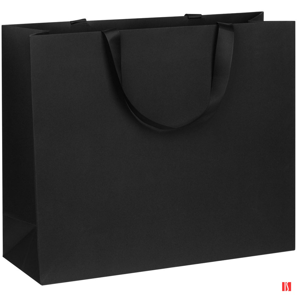 Пакет бумажный Manilla L, черный