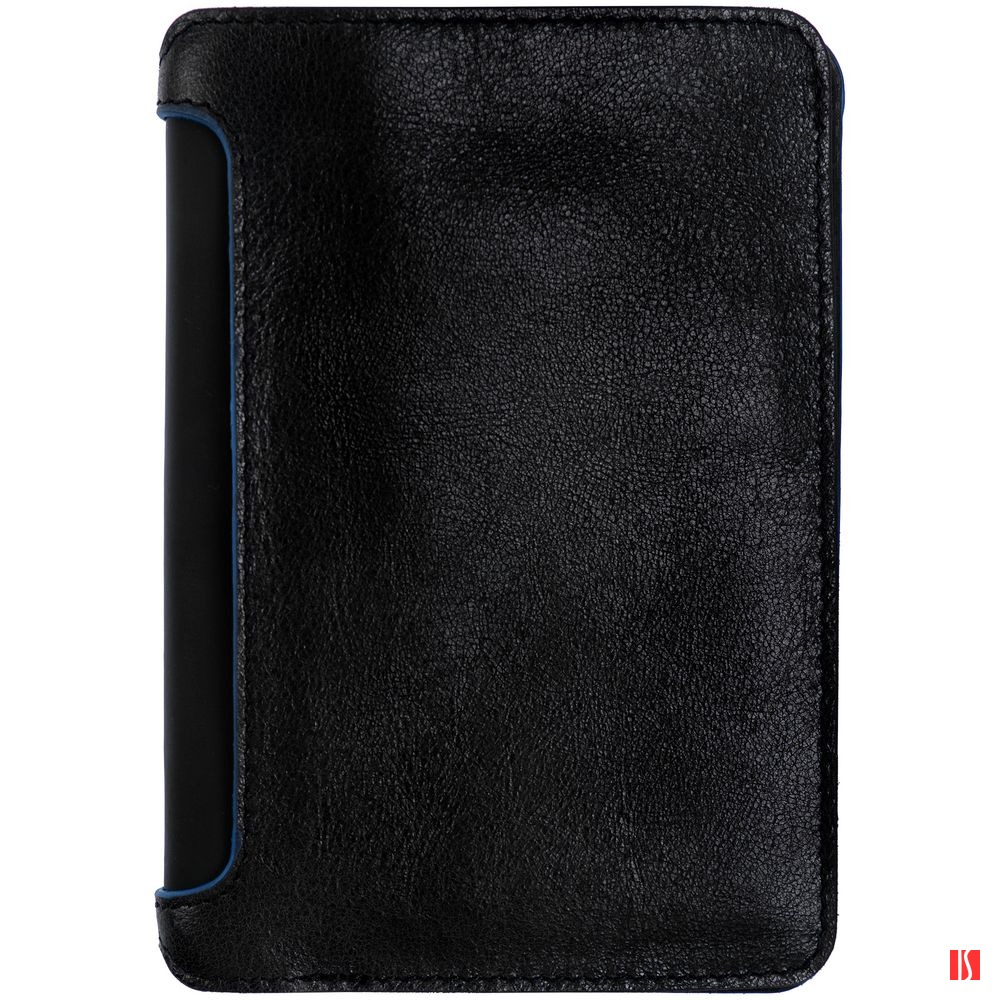 Автобумажник Arrival, черный с синим