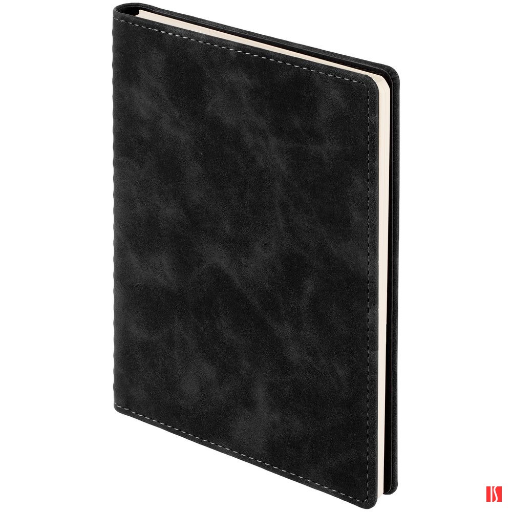 Ежедневник Spring Urban на заказ, недатированный, черный