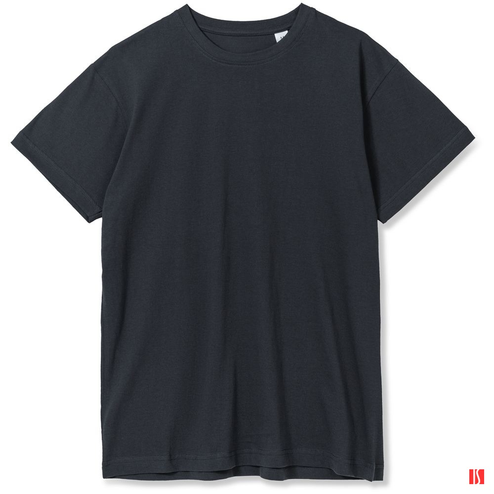 Футболка унисекс T-Bolka 180, темно-серая (графит)