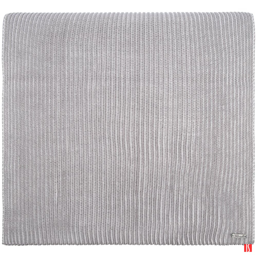 Шарф Nobilis, белый с серым