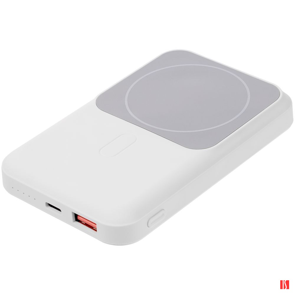 Магнитный беспроводной аккумулятор Top Force, 10 000 мАч, белый