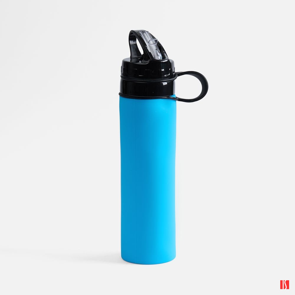 Складная бутылка для воды Langfossen, голубая