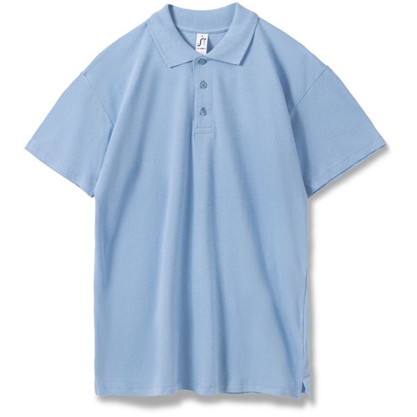 Рубашка поло мужская Summer 170, голубая