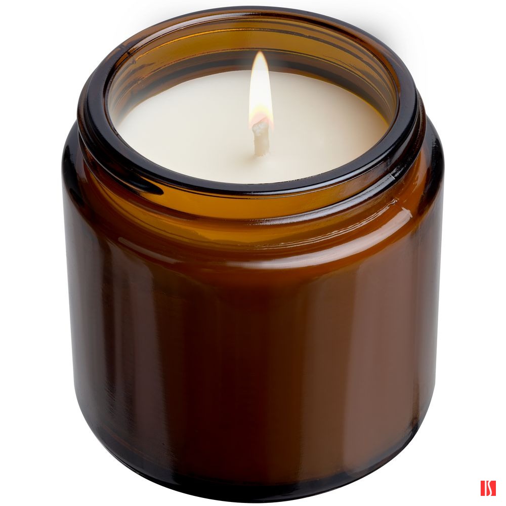 Свеча ароматическая Calore, кедр и кожа