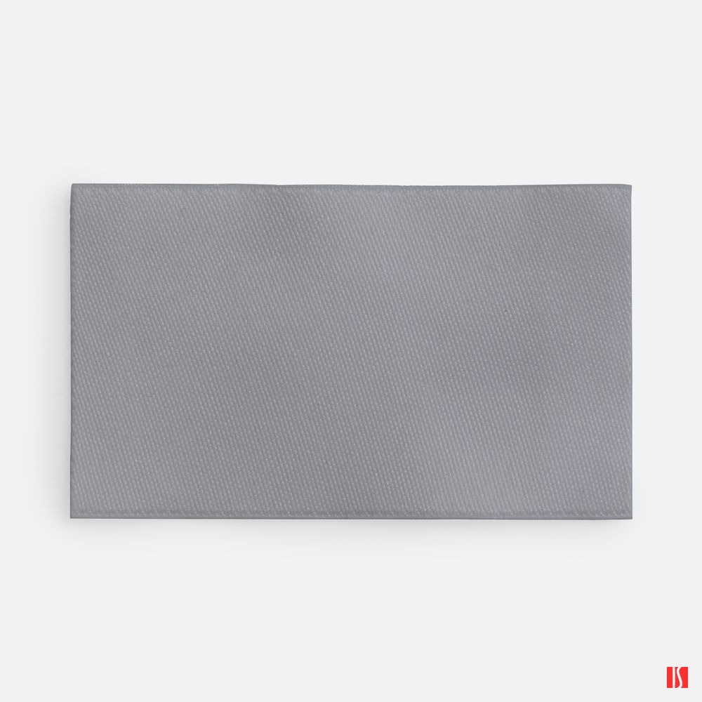 Лейбл тканевый Epsilon, M, серый