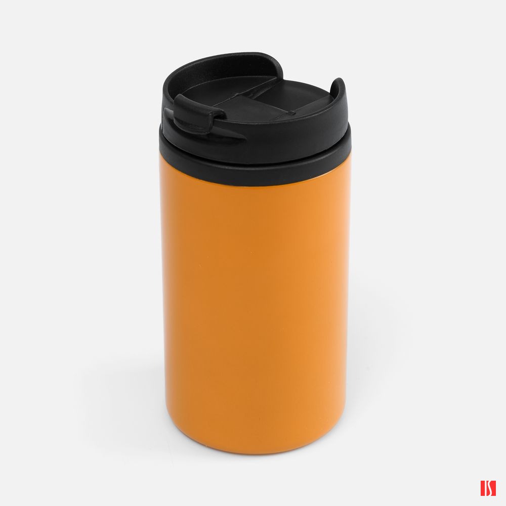 Термостакан Canella, оранжевый матовый