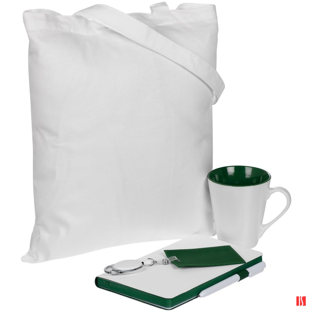 Набор Welcome Pack, зеленый с белым