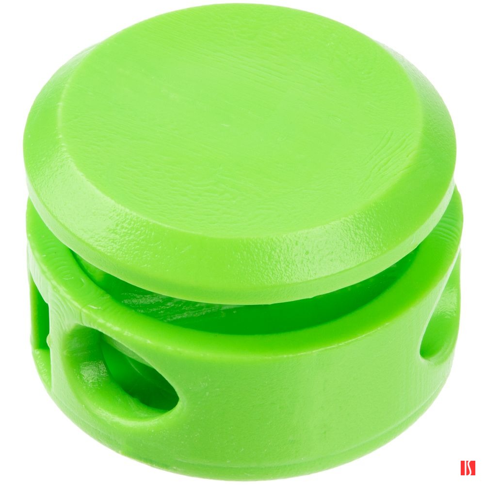 Двойной фиксатор для шнура Brоgy, зеленый неон