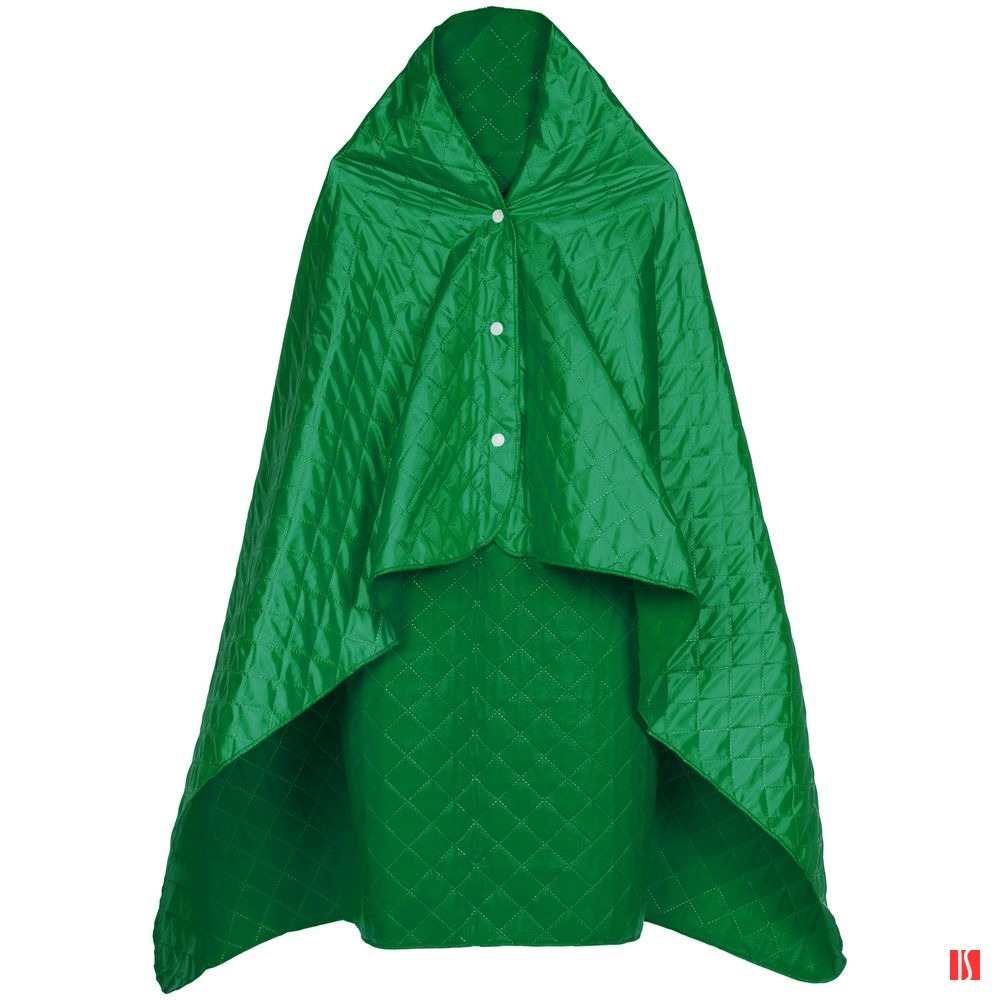 Плед-пончо для пикника SnapCoat, зеленый