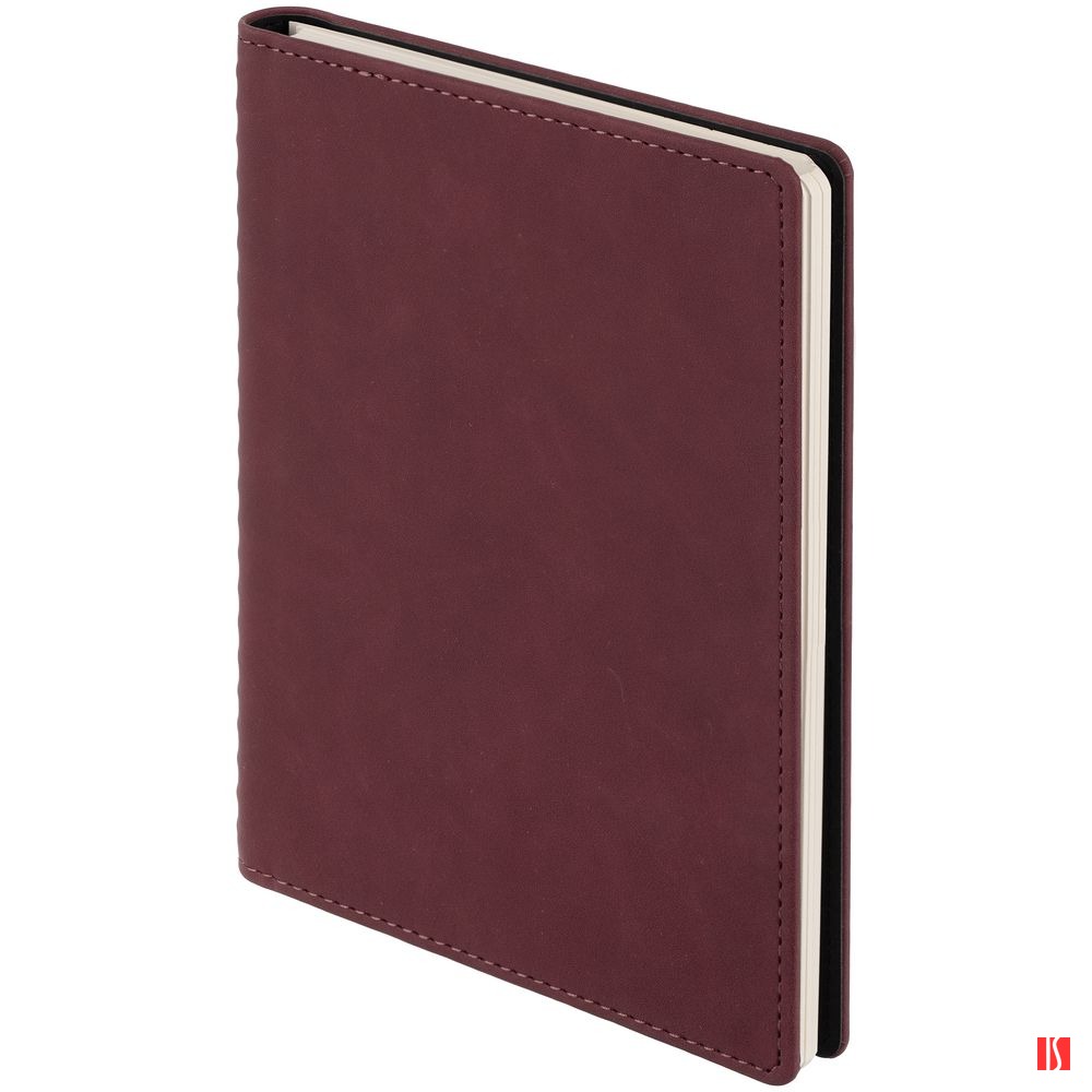 Ежедневник Spring Urban на заказ, недатированный, бордовый