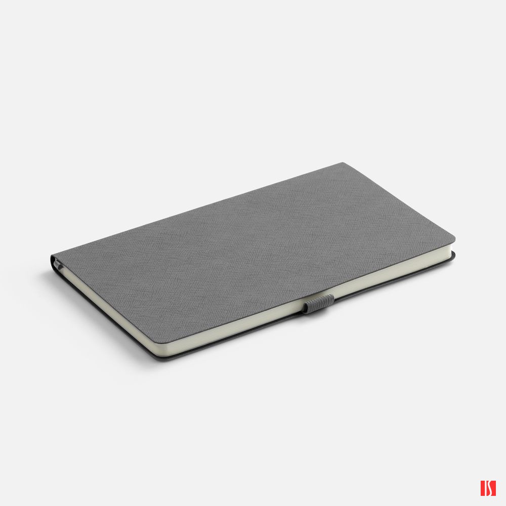 Ежедневник Lungo, недатированный, серый