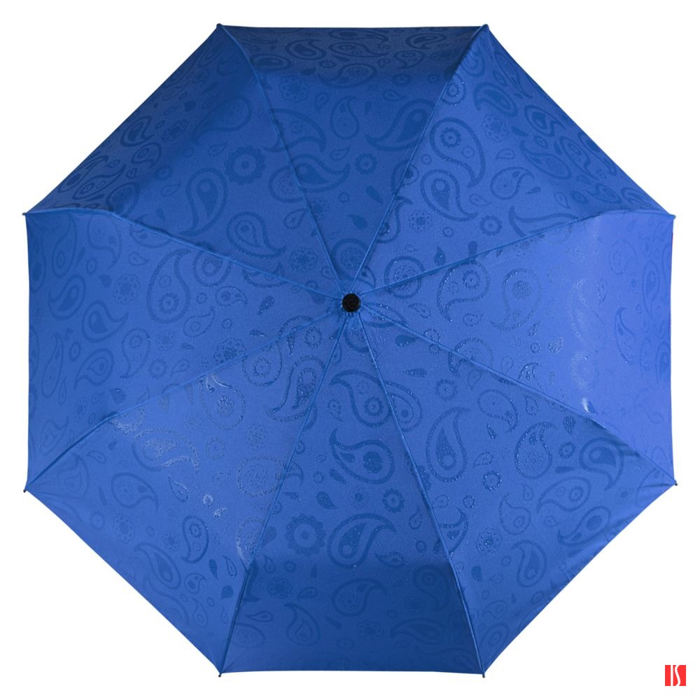 Складной зонт Magic с проявляющимся рисунком, синий