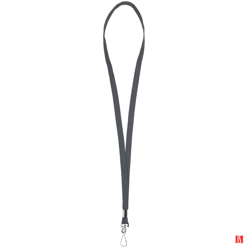 Лента с карабином Colorplan, серая