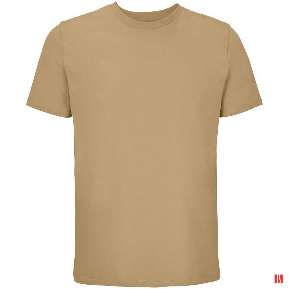 Купить Футболка унисекс Legend, бежевая Футболка унисекс Legend, бежевая