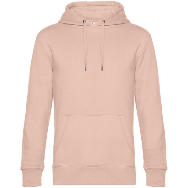 Толстовка с капюшоном унисекс King, розовая