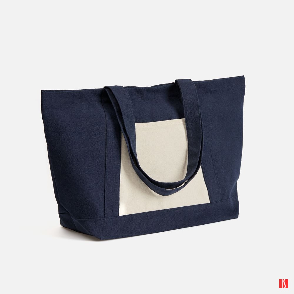 Шопер Shophop, синий с неокрашенным