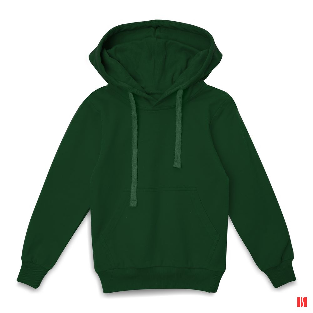 Худи детское Kirenga Kids 2.0, темно-зеленое