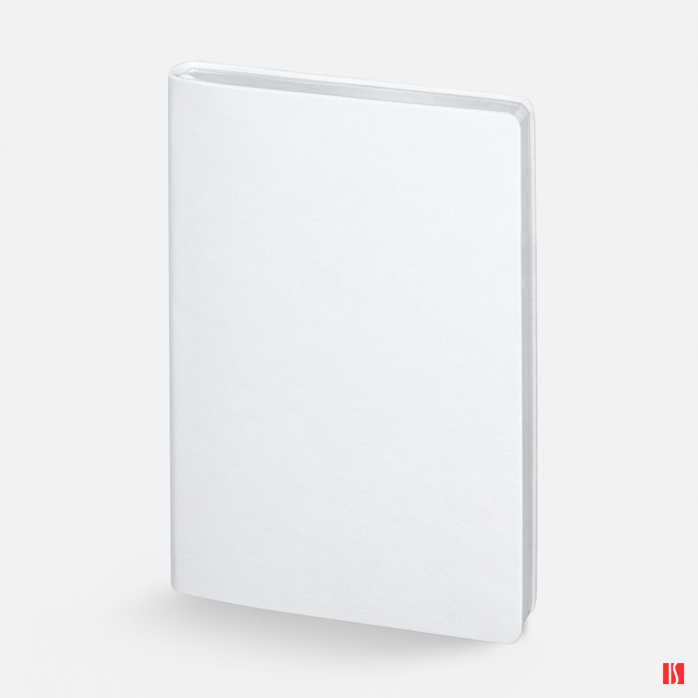 Купить Ежедневник Nebraska Flex, недатированный, белый с серебристым Ежедневник Nebraska Flex, недатированный, белый с серебристым