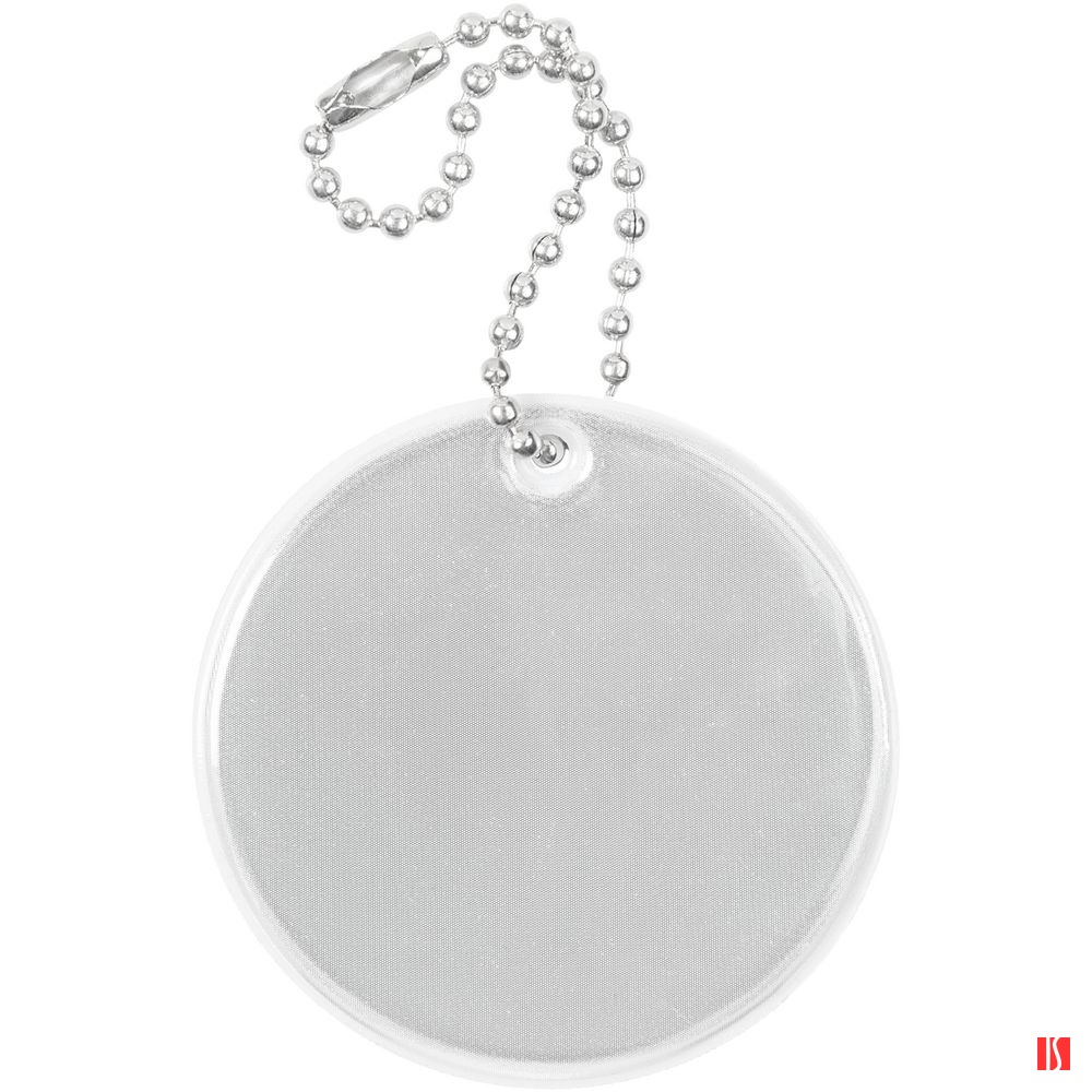 Светоотражатель Spare Care, круг, серебристый