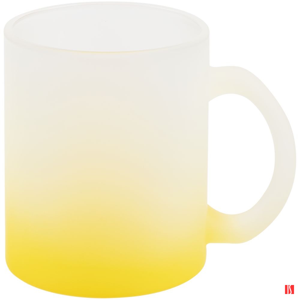 Кружка Grade Fade для сублимационной печати, матовая, желтая