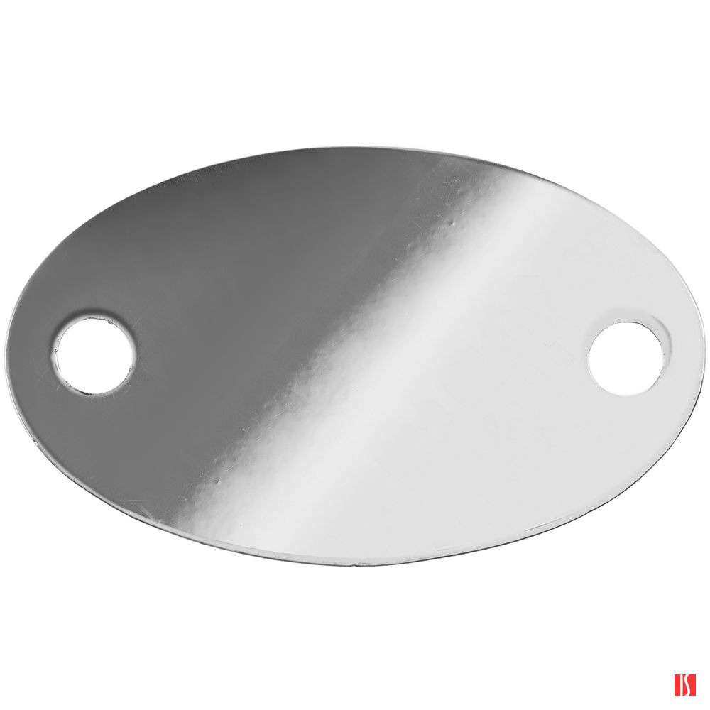 Купить Шильдик металлический Alfa Oval, серебристый глянцевый Шильдик металлический Alfa Oval, серебристый глянцевый