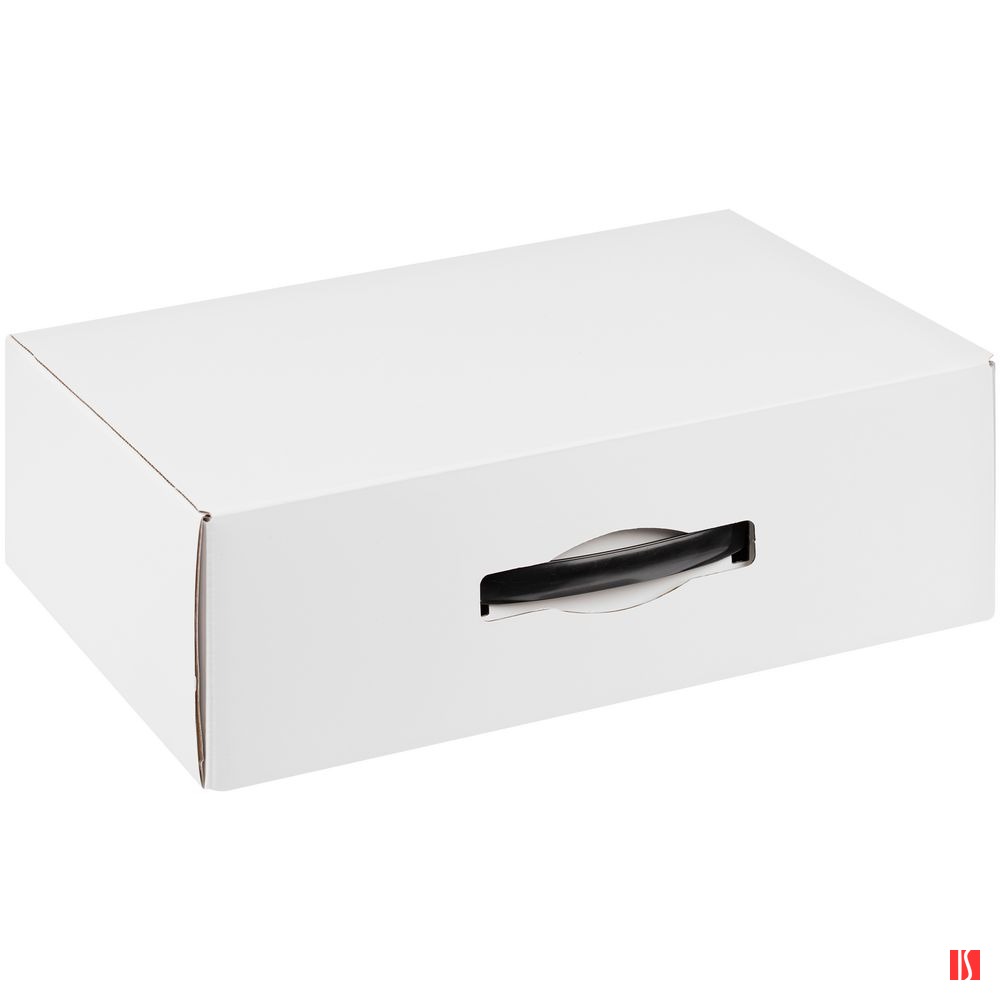 Коробка Matter Light, белая, с черной ручкой