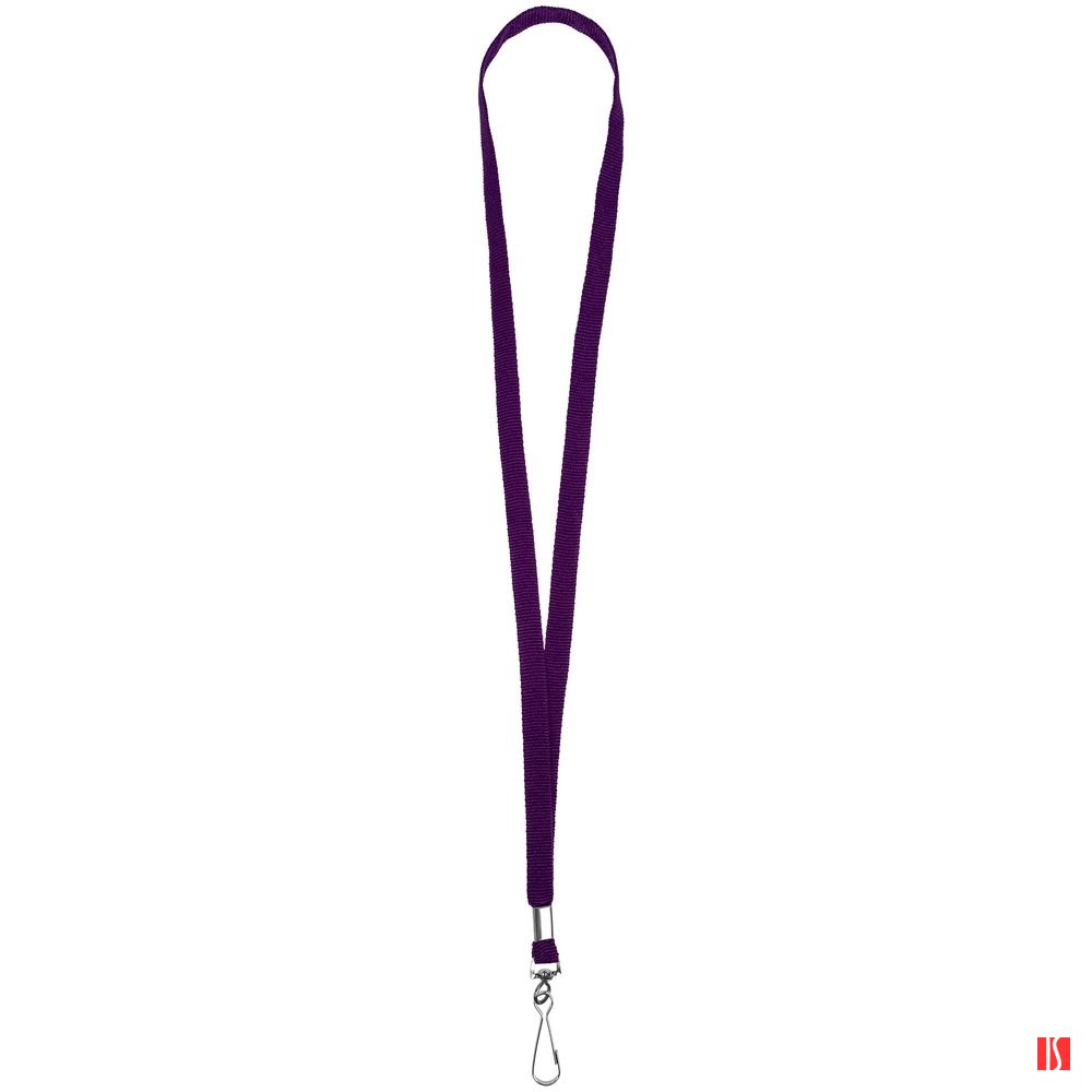 Лента с карабином Colorplan, фиолетовая