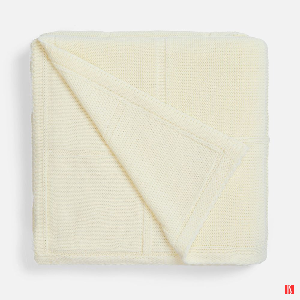 Плед Chainfield, белый (молочный)