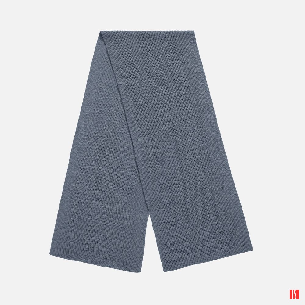 Шарф Nobilis Mono, серый (стальной)