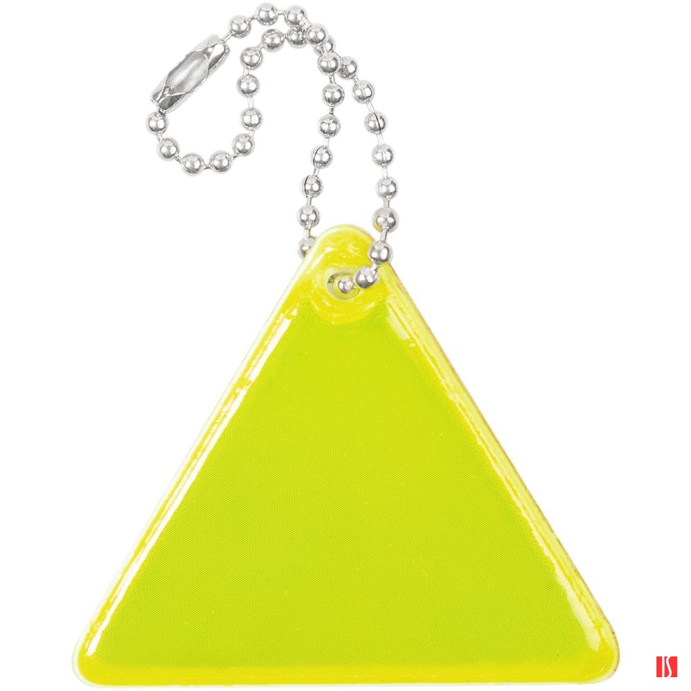Светоотражатель Spare Care, треугольник, желтый неон