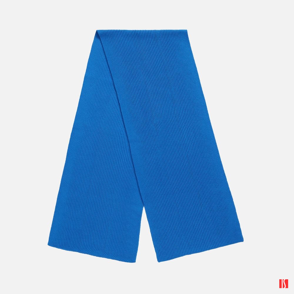 Шарф Nobilis Mono, синий (аква)