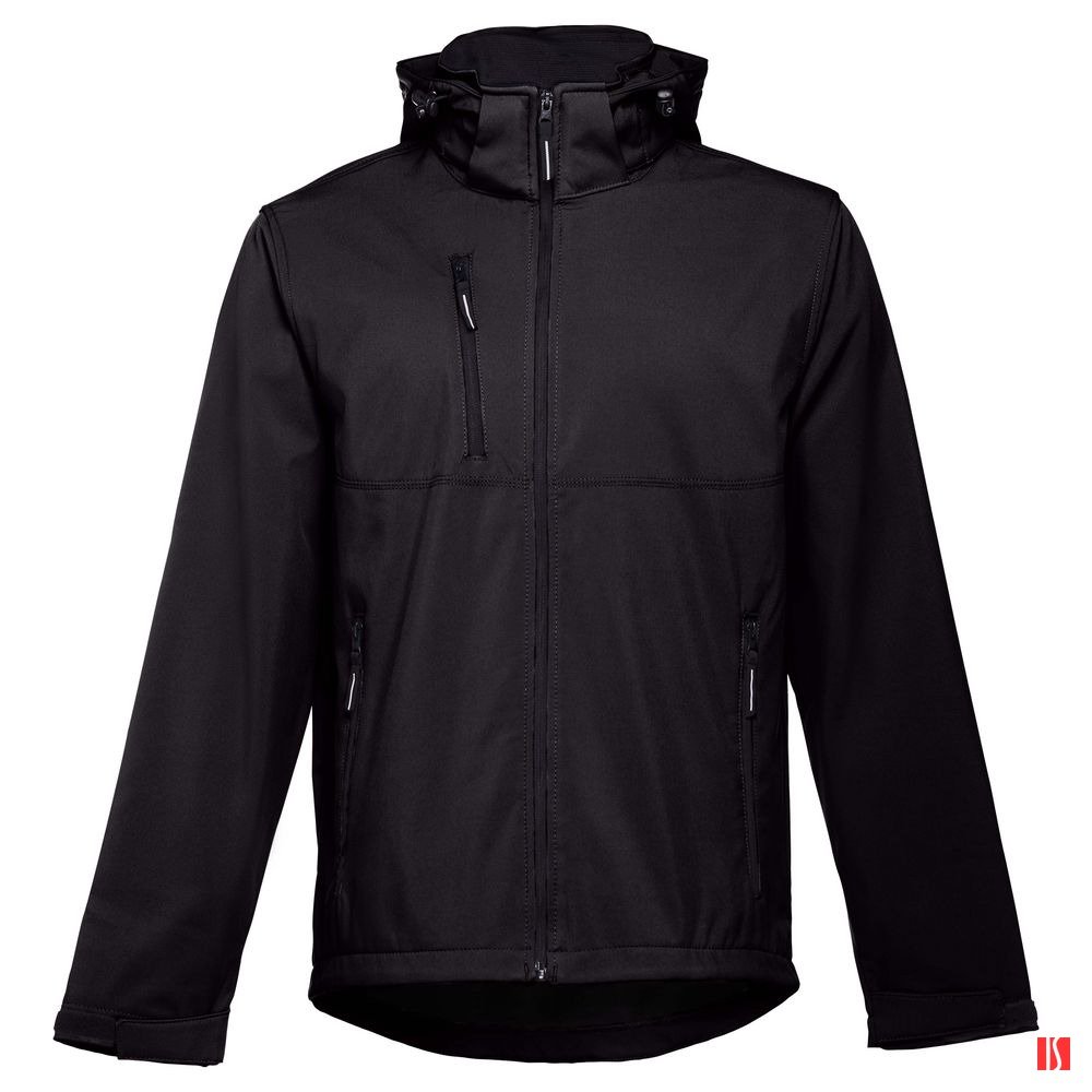 Куртка софтшелл мужская Zagreb, черная