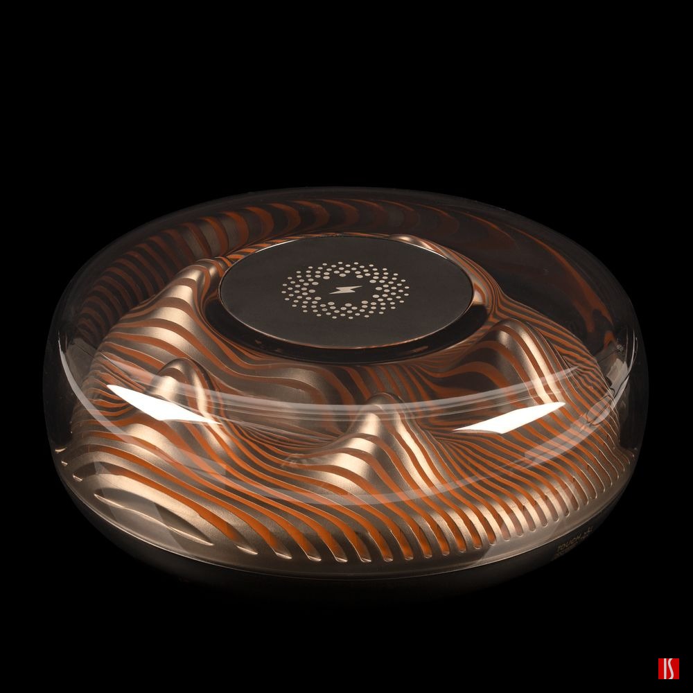 Станция беспроводной зарядки с подсветкой apexPoint ver.2, черная