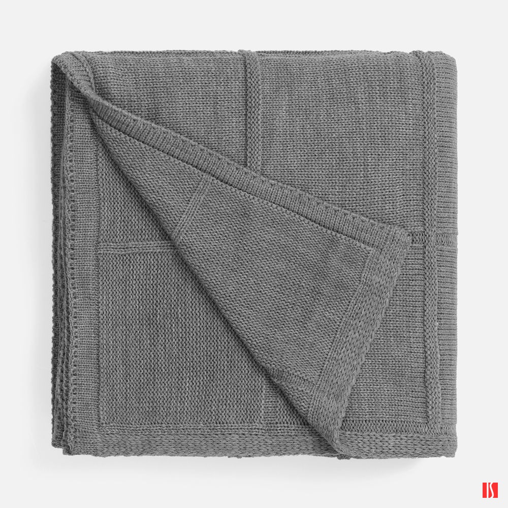 Плед Chainfield, серый меланж