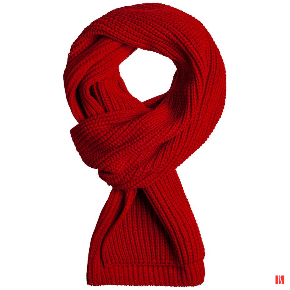 Шарф Nordkyn, глубокий красный