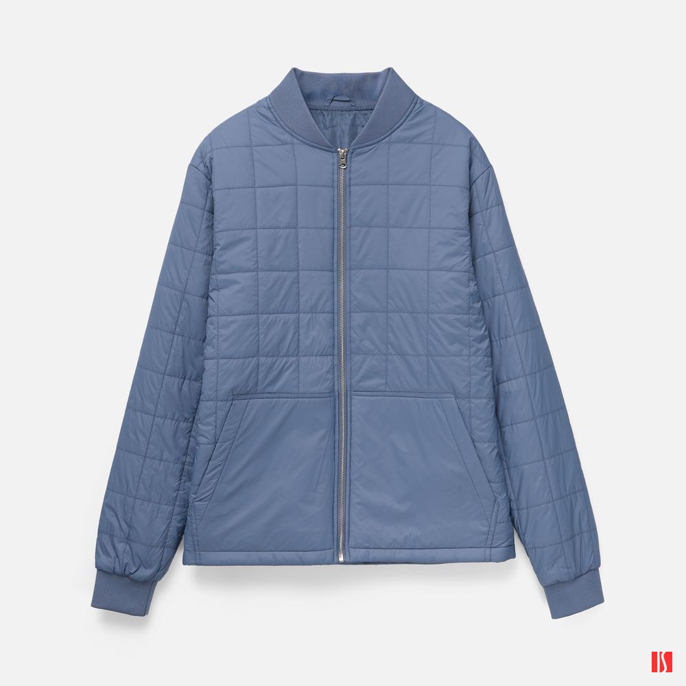 Куртка унисекс Warmbridge, синяя (джинс)